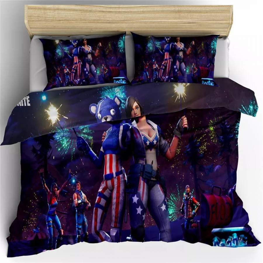 Fortnite Team #36 Duvet Cover Quilt Cover Pillowcase Bedding Set Bed Linen Home Bedroom Decor