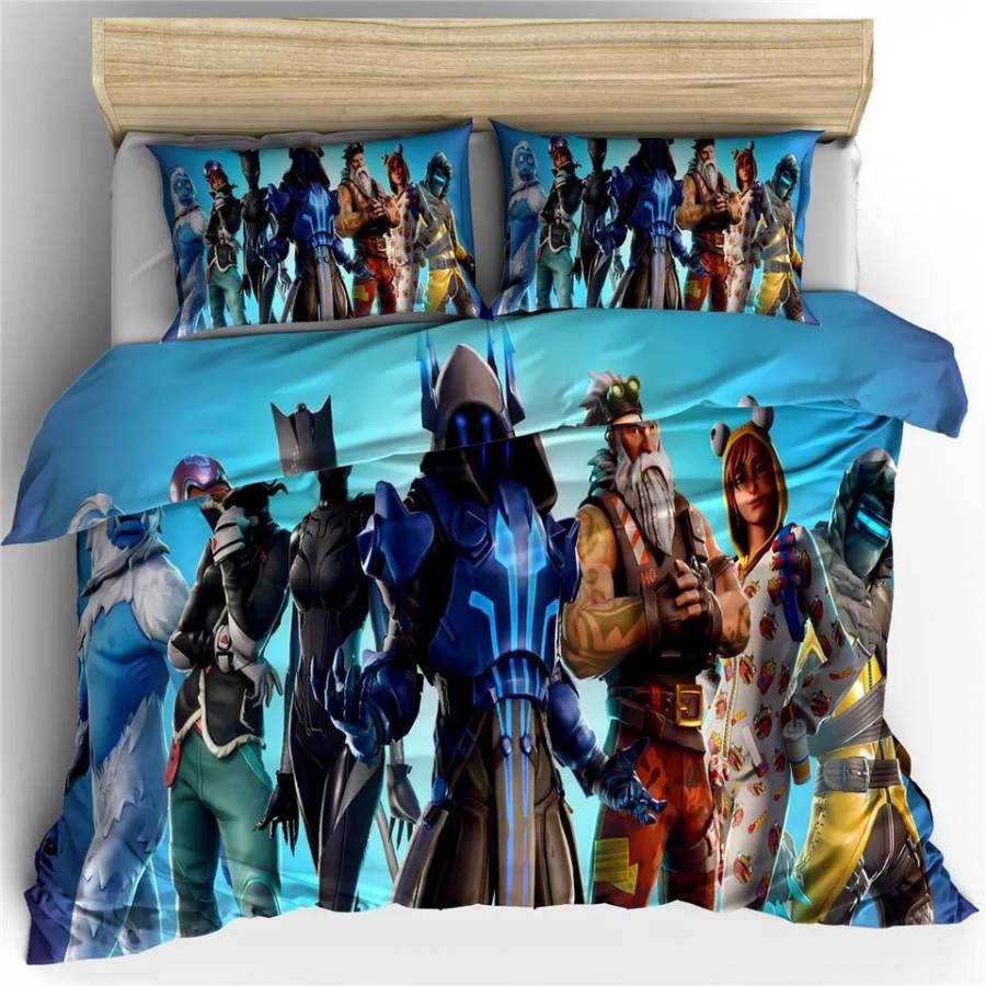 Fortnite Team #30 Duvet Cover Quilt Cover Pillowcase Bedding Set Bed Linen Home Bedroom Decor