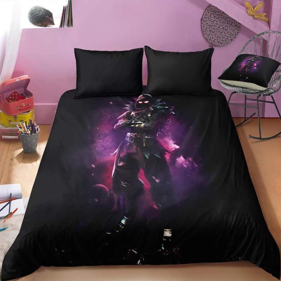 Fortnite Team Raven #25 Duvet Cover Quilt Cover Pillowcase Bedding Set Bed Linen Home Decor