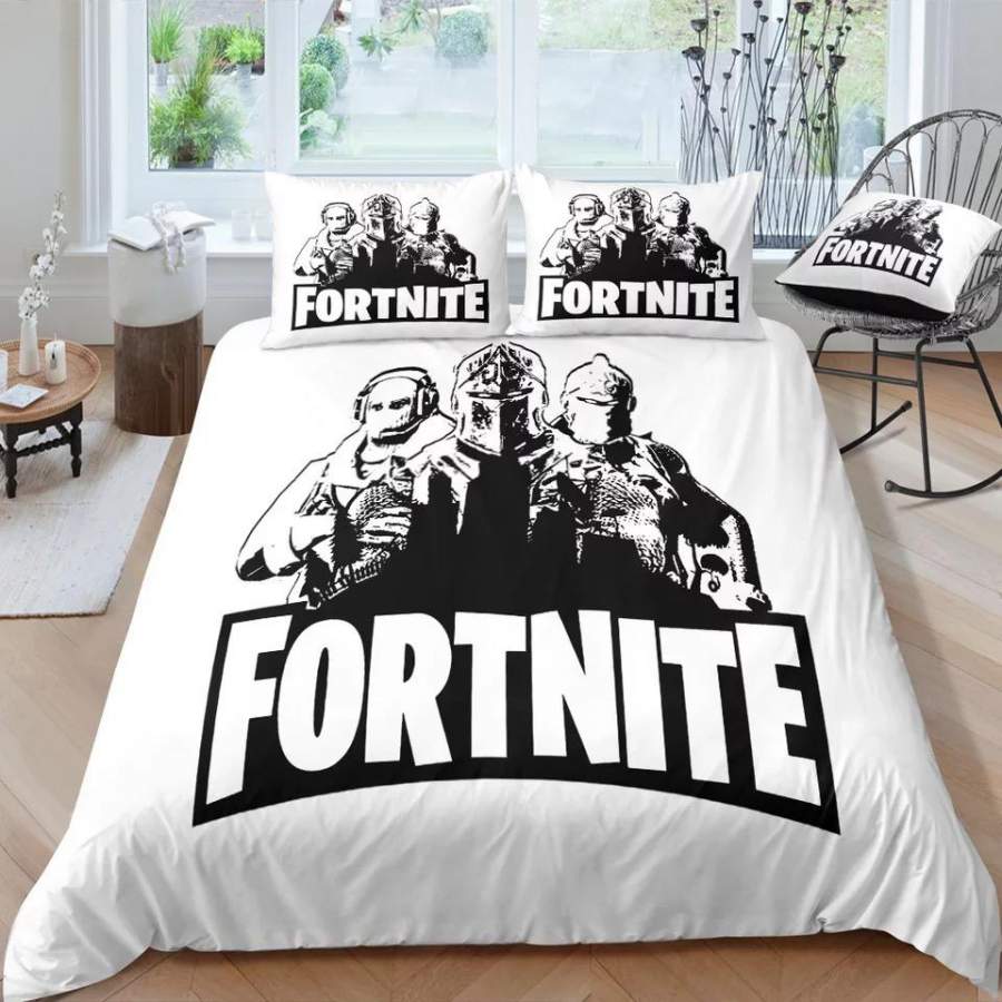 Fortnite Team #19 Duvet Cover Quilt Cover Pillowcase Bedding Set Bed Linen Home Decor