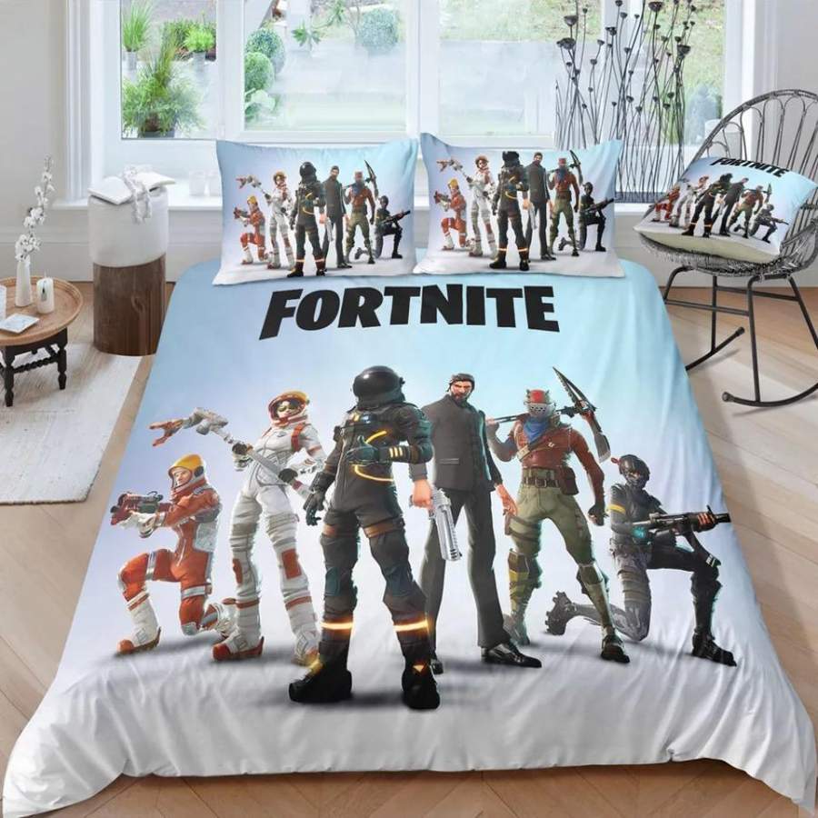 Fortnite Team #12 Duvet Cover Quilt Cover Pillowcase Bedding Set Bed Linen Home Decor