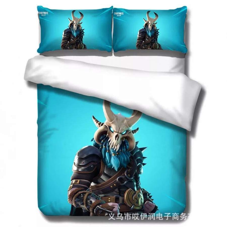 Fortnite Season 8 Ragnarok #8 Duvet Cover Quilt Cover Pillowcase Bedding Set Bed Linen