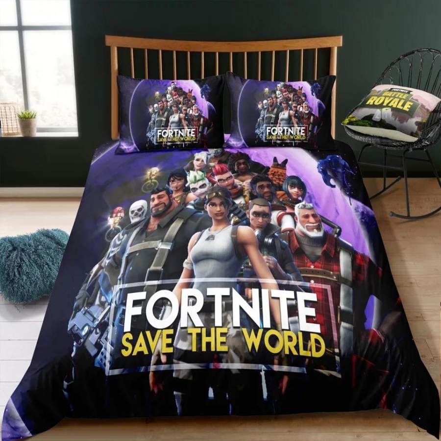 Fortnite Team #14 Duvet Cover Quilt Cover Pillowcase Bedding Set Bed Linen Home Decor