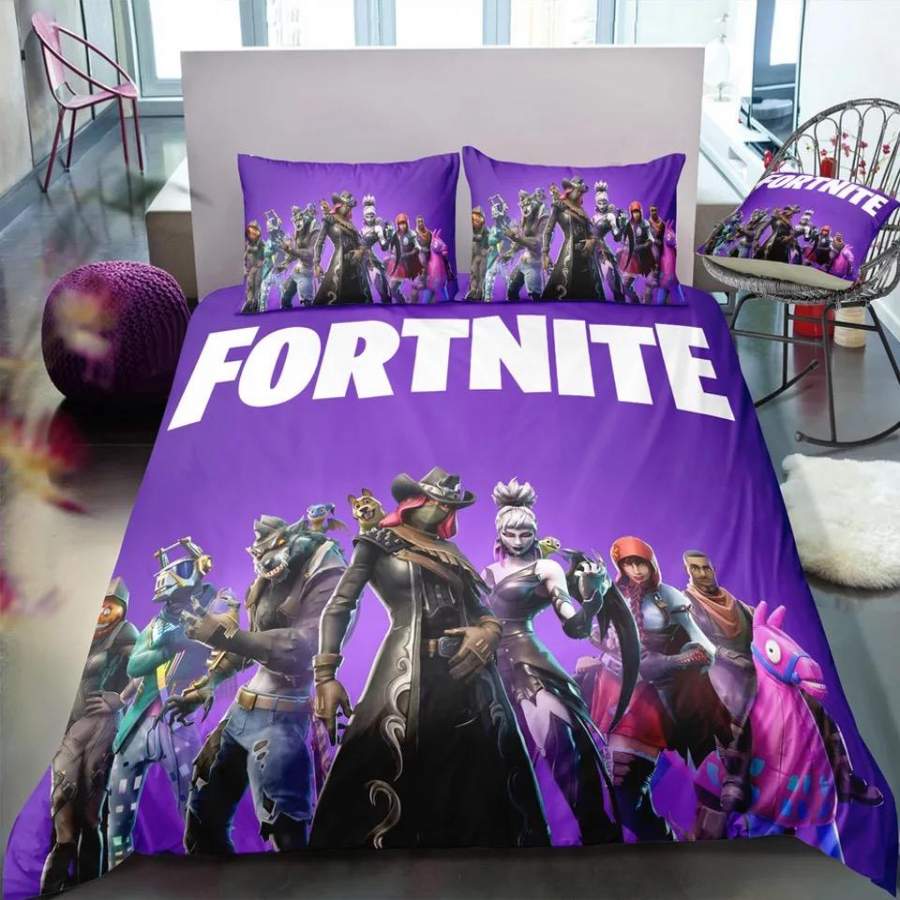 Fortnite Team #13 Duvet Cover Quilt Cover Pillowcase Bedding Set Bed Linen Home Decor