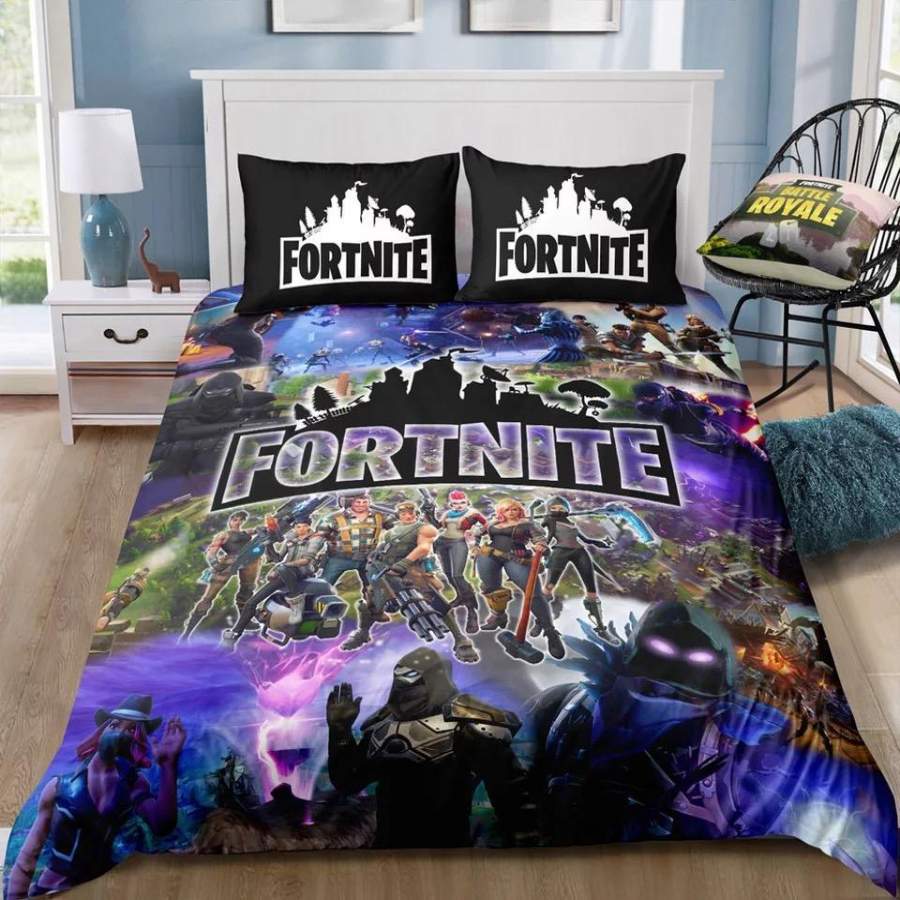 Fortnite Team #15 Duvet Cover Quilt Cover Pillowcase Bedding Set Bed Linen Home Decor