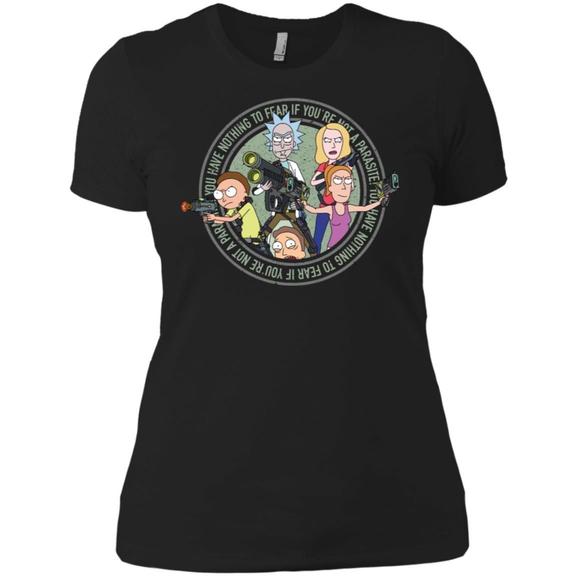 Rick And Morty And The Smith Family Women T-Shirt