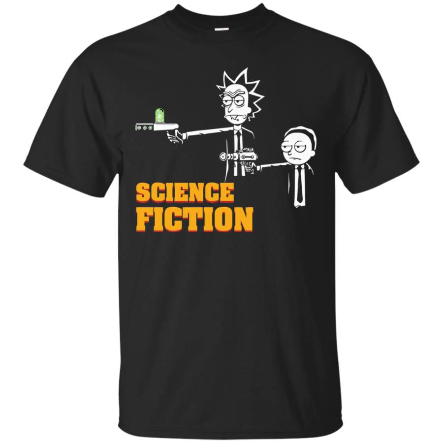 AGR Science Fiction Rick and Morty Pulp Fiction Shirt