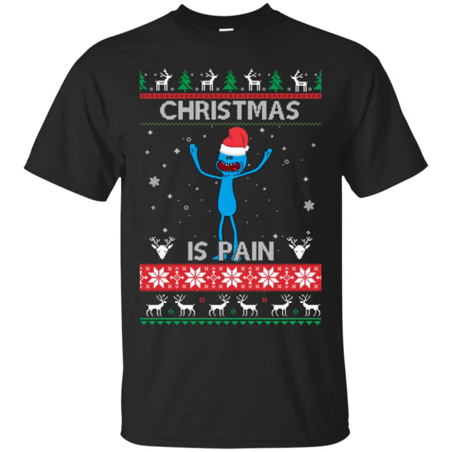 AGR Mr Meeseeks Christmas Is Pain – Rick and Morty Christmas shirt