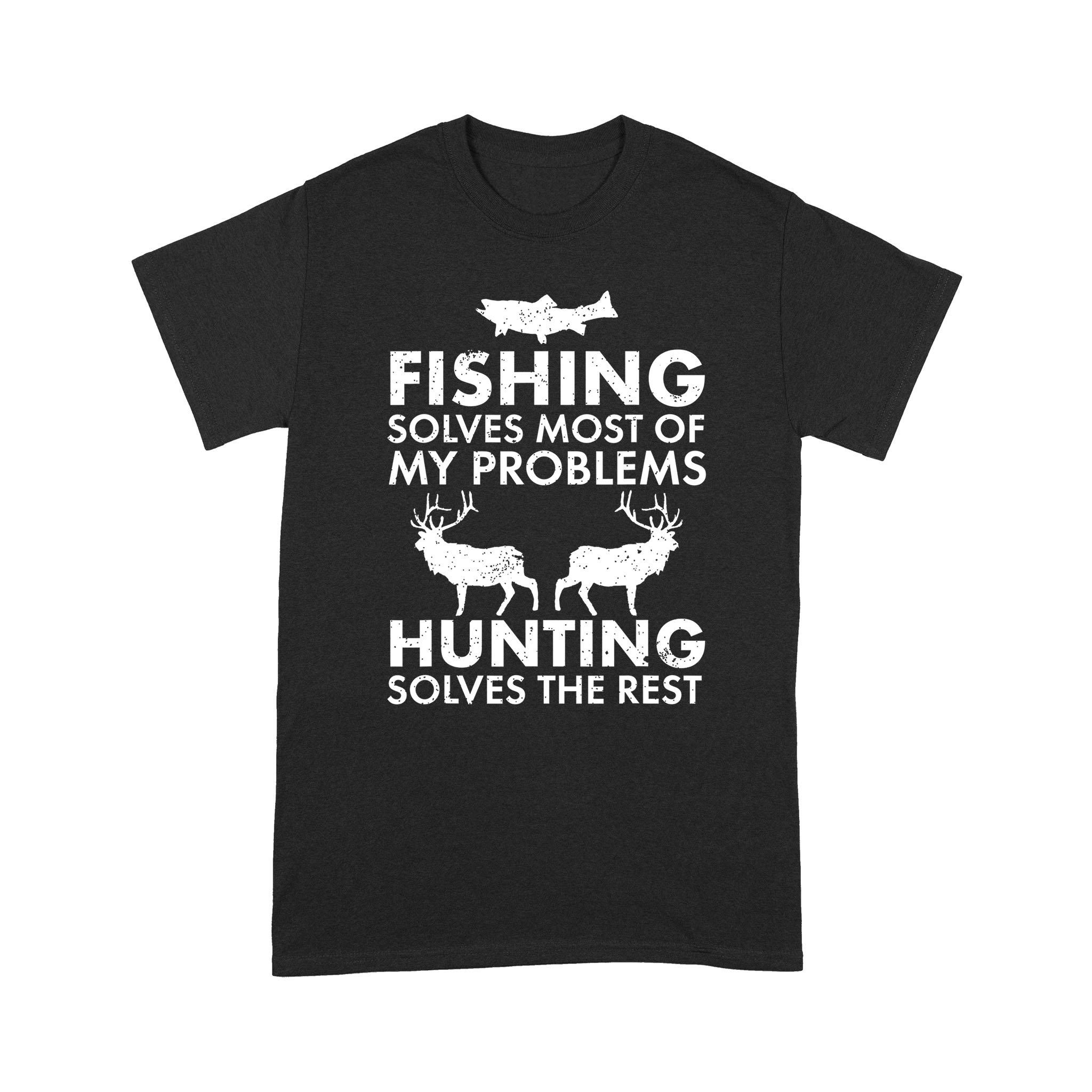 Funny Fishing And Hunting Gift Humor Hunter Cool – Standard T-shirt