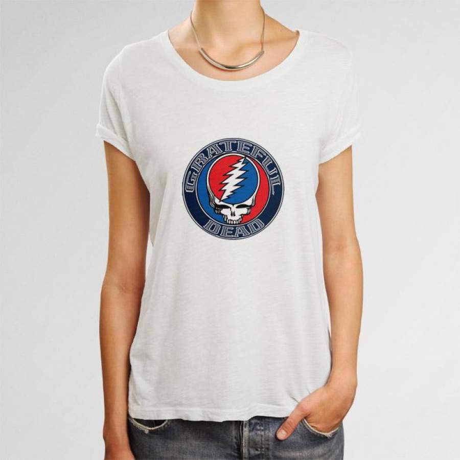 Grateful Dead Art Logo Women T-Shirt | Teesmarvel