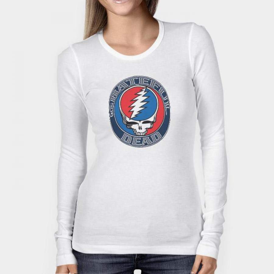 Grateful Dead Art Logo Women Long Sleeve | Teesmarvel