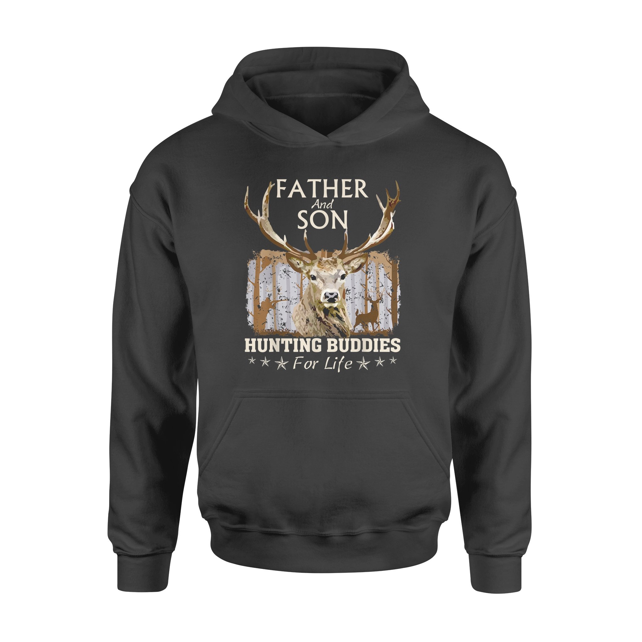 Father And Son Hunting Buddies For Life Gift For Dad – Standard Hoodie