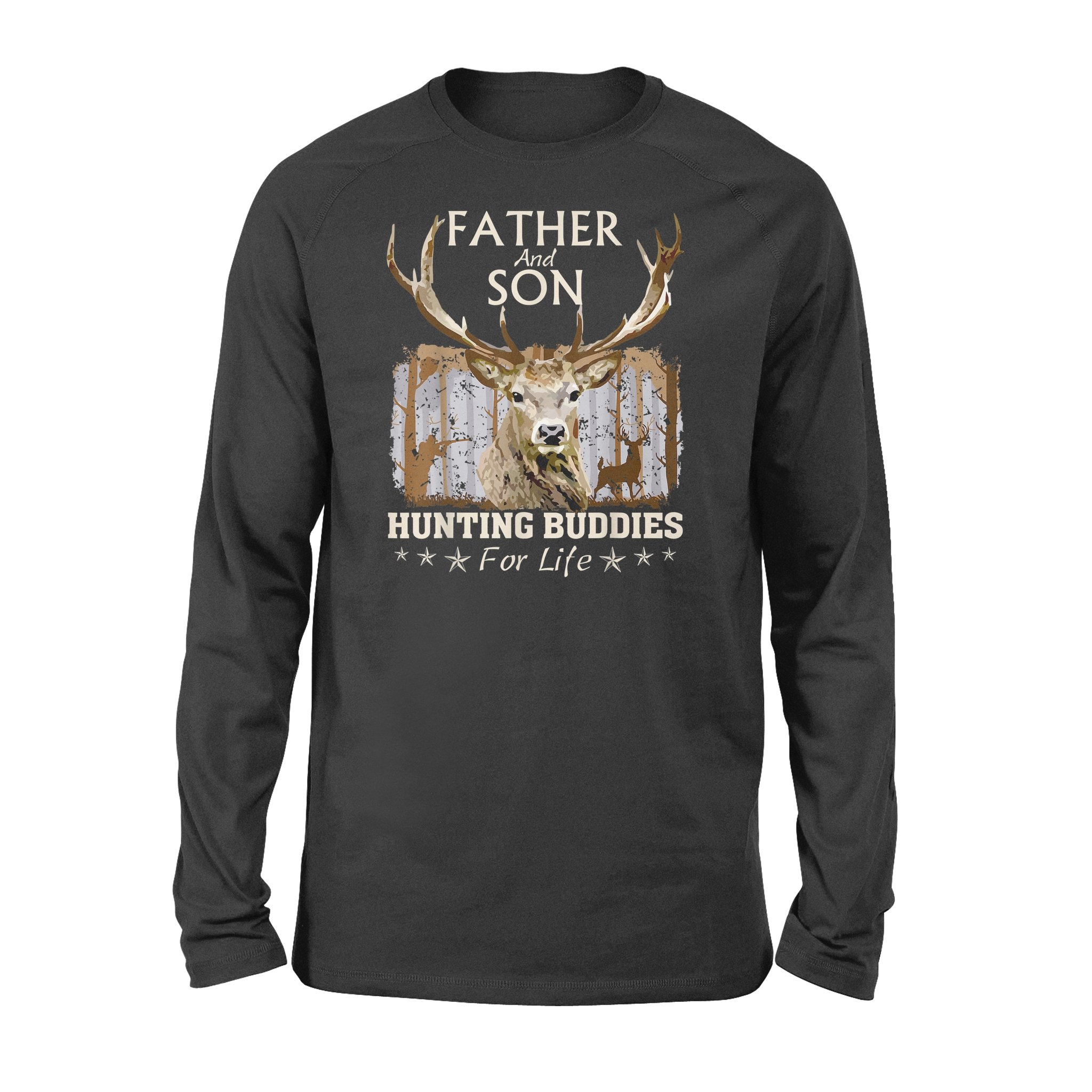 Father And Son Hunting Buddies For Life Gift For Dad – Standard Long Sleeve