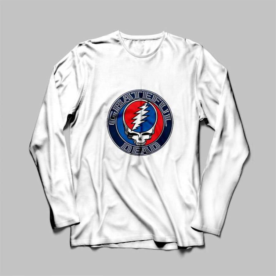 Grateful Dead Art Logo Men Long Sleeve | Teesmarvel