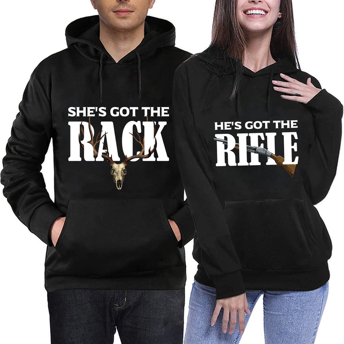 Hunting Couple She’s Got The Rack Hoodies Gifts For Couple Lover Matching