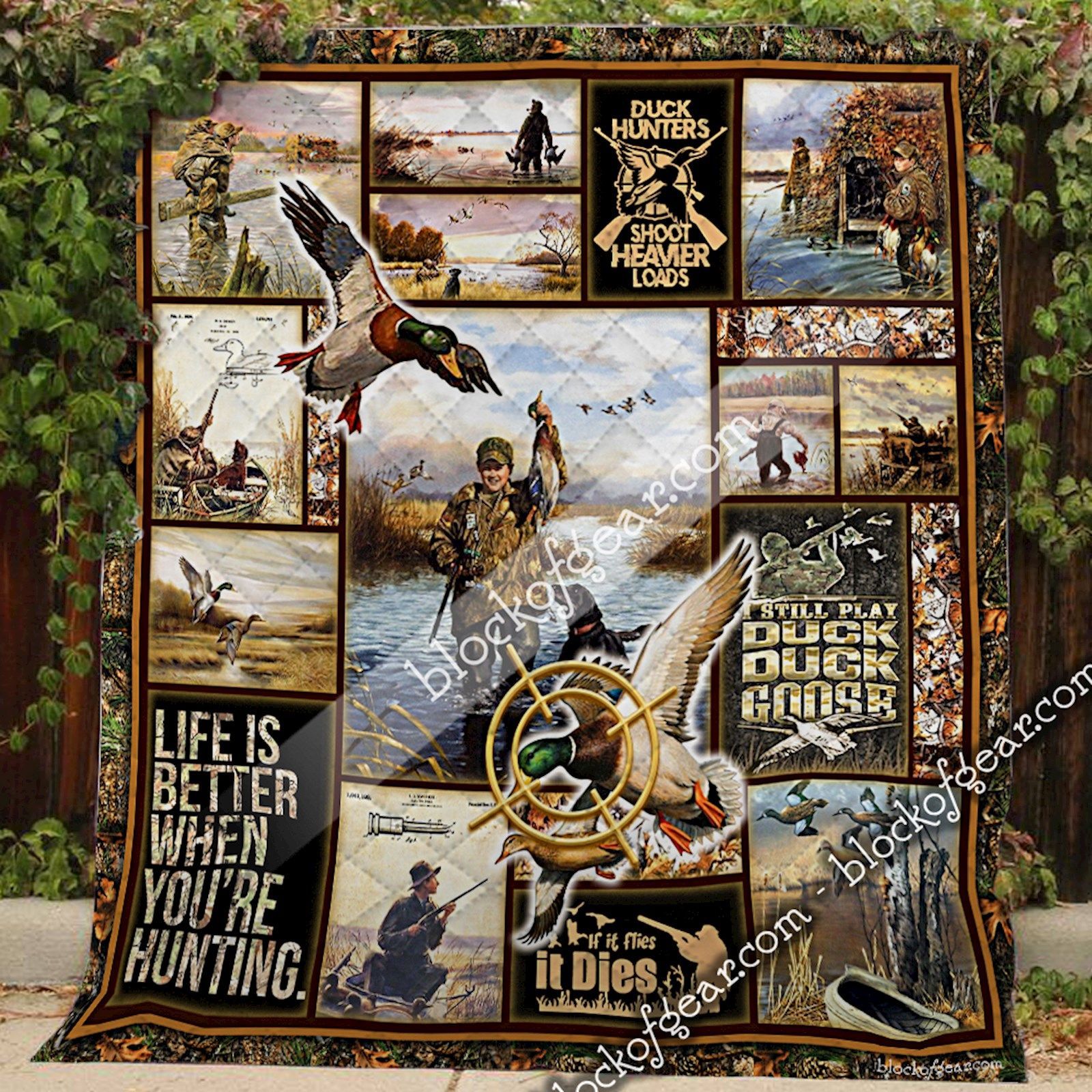 Duck Hunting Quilt Ttb08