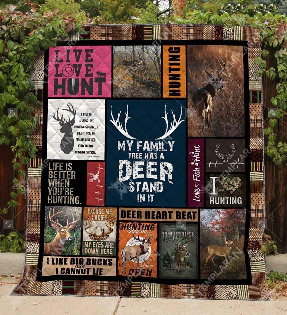 Deer Hunting Quilt Tuesb