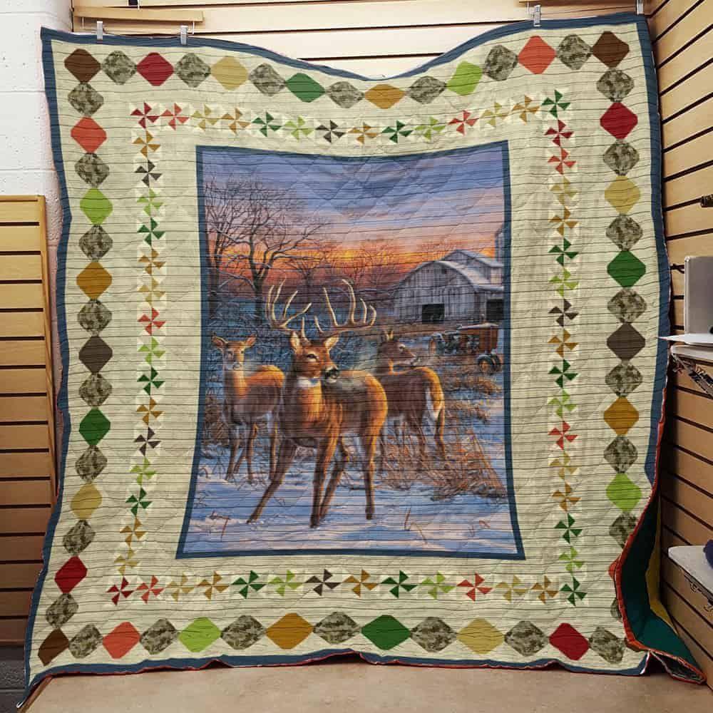 Deer Hunting Quilt Icy