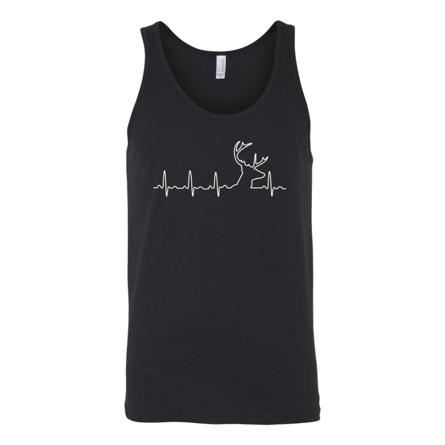 Christmas – HUNTING HEARTBEAT, GLOW IN THE DARK – Unisex Tank Top T Shirt – TL00975TT