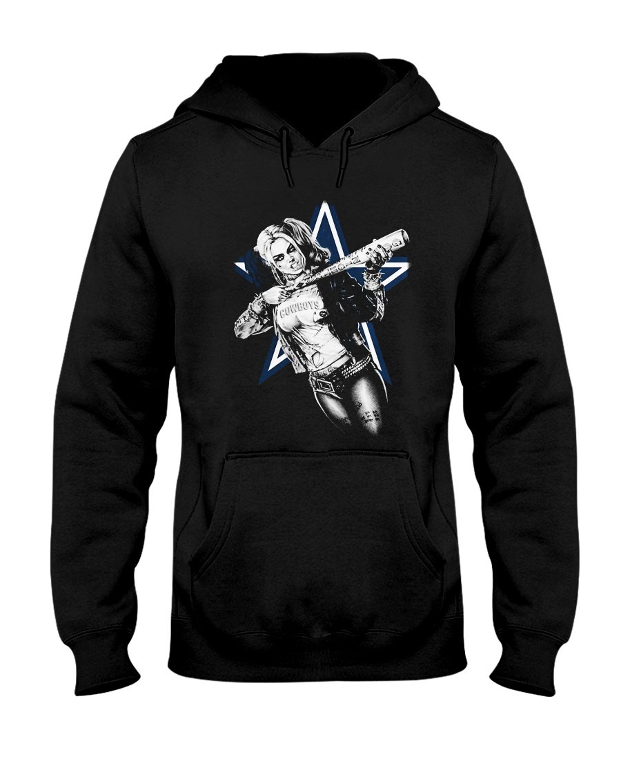 Dallas Cowboys Harley Quinn T Shirt Hoodie