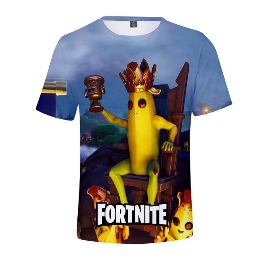 Fortnite Banana T-shirt Funny Tees For Youth