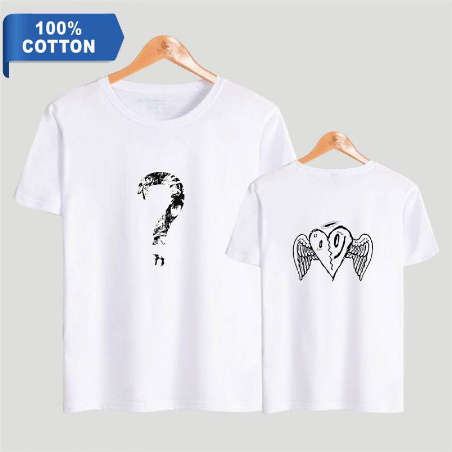 Men’s Crew Neck T-Shirt Xxxtentacion Question Mark Cotton T Shirt