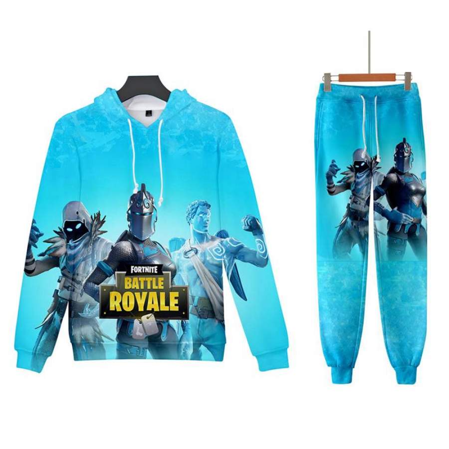 Fortnite Suit 3D Print Hoodie&Pants