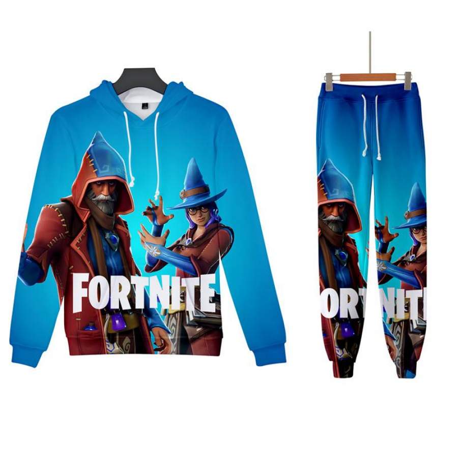 Fortnite Suit 3D Print Fortnite Outfit Hoodie&Pants