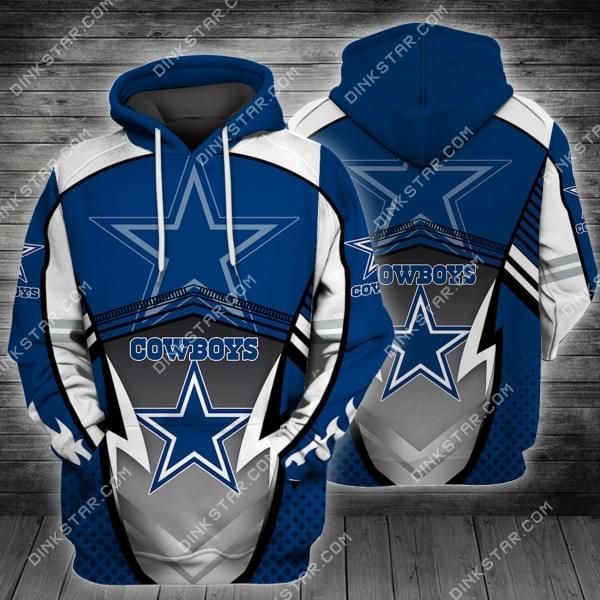 Dallas Cowboys Fan 46165 Unisex 3D Zip up Hoodie Jacket T-shirt