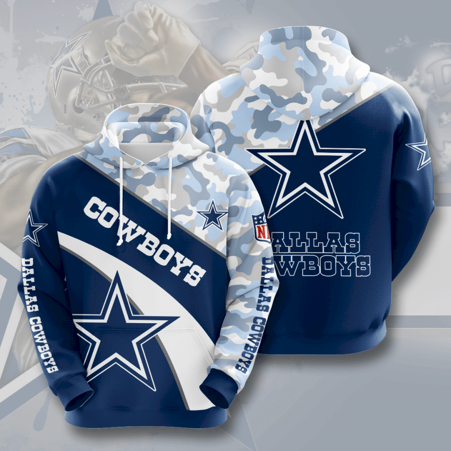 Dallas Cowboys Full Print 2196 3D Pullover Hoodie, Bomber Jacket, Sweatshirt, T-Shirt