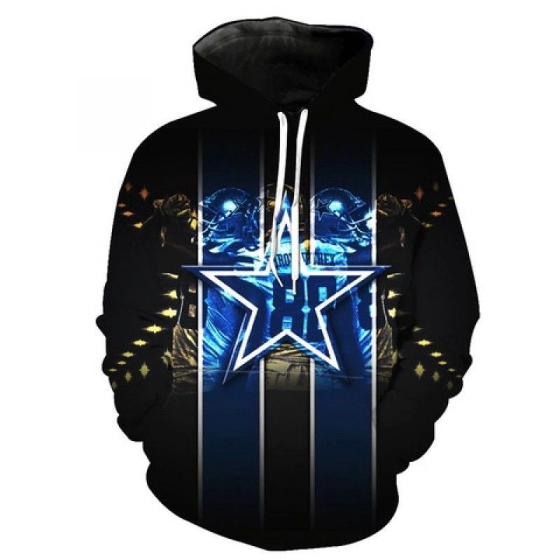 Dallas Cowboys Blue Strip Pullover And Ed Custom Dallas Cowboys 3D Pullover Hoodie, Bomber Jacket, Sweatshirt, T-Shirt