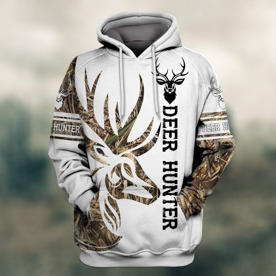 Hunting Deer Hunter 3D Hoodie