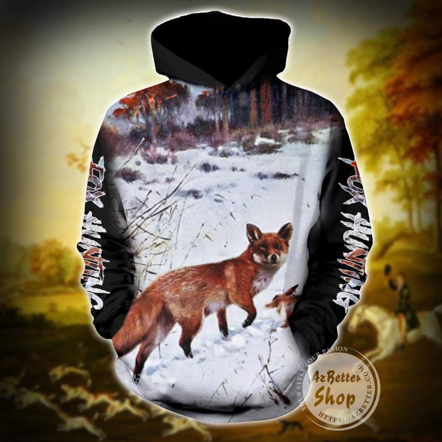 Fox Hunting 3D Hoodie