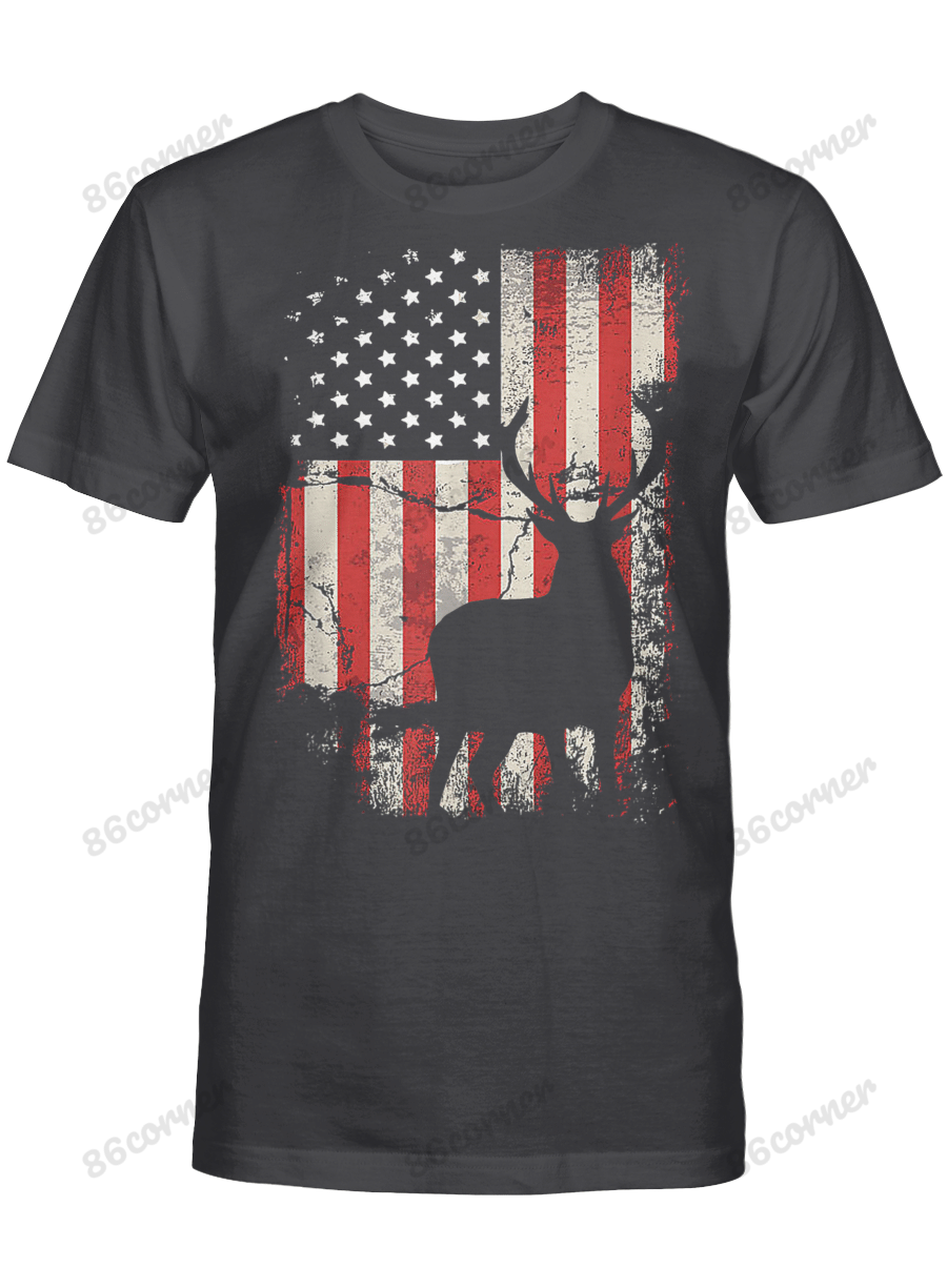 Deer Hunting Flag T-Shirt T-Shirt