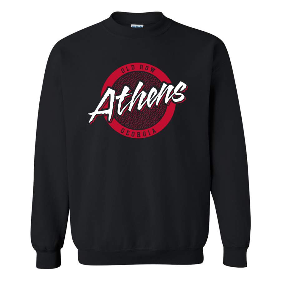 Athens, Georgia Circle Logo Crewneck Sweatshirt