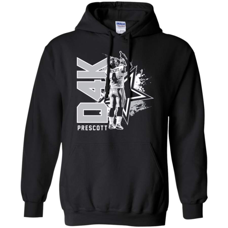 Amazing Dak Prescott 4 Dallas Cowboys Pullover Hoodie