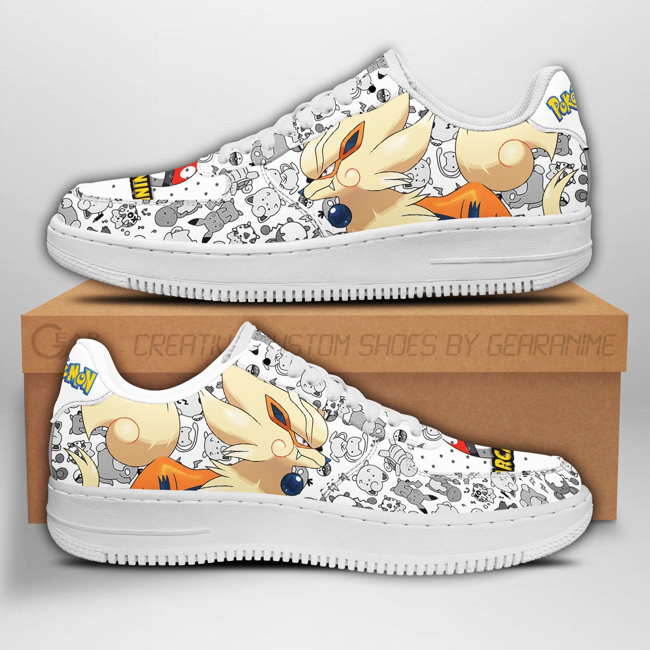 Arcanine Air Shoes Pokemon Shoes Fan Gift Idea