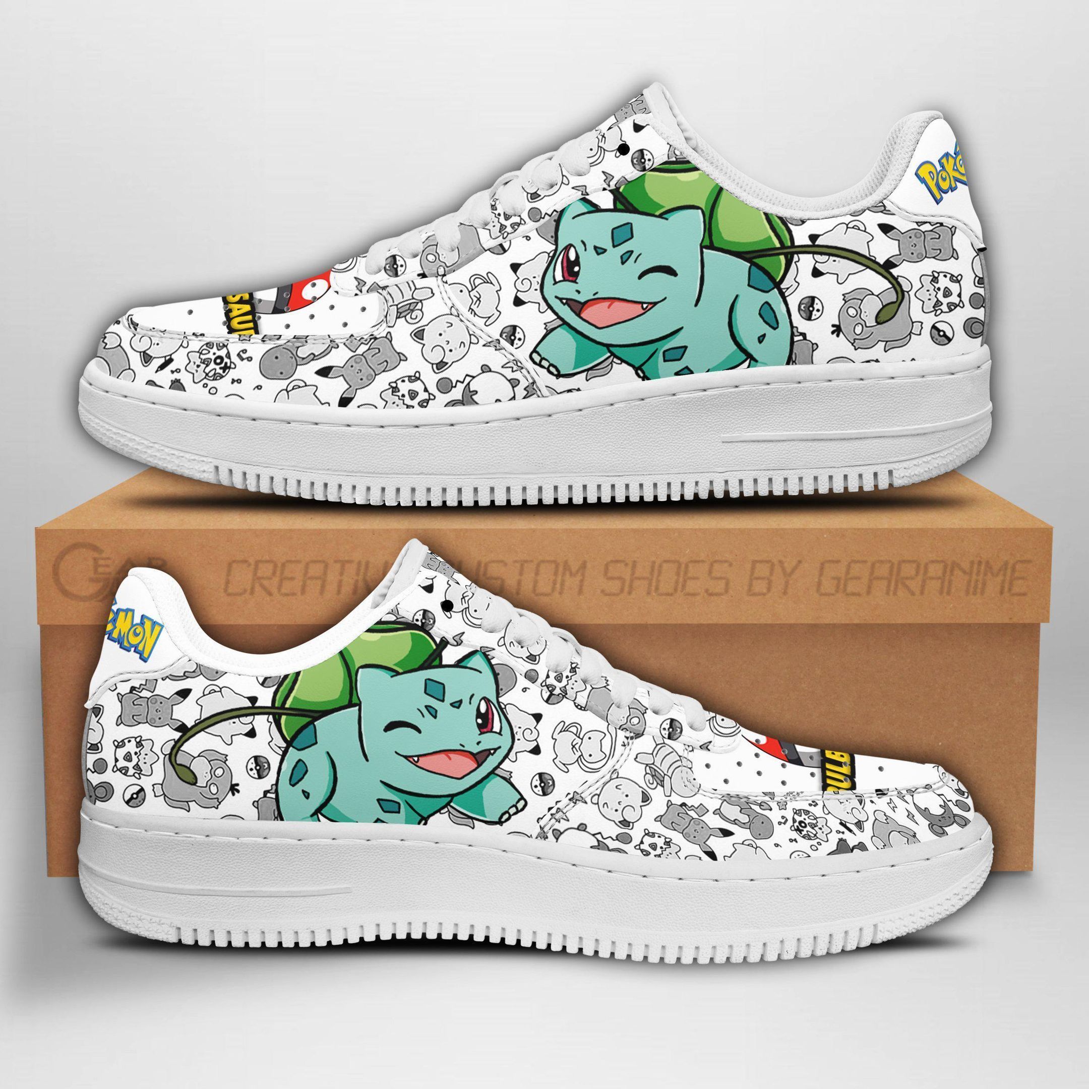 Bulbasaur Air Shoes Pokemon Shoes Fan Gift Idea