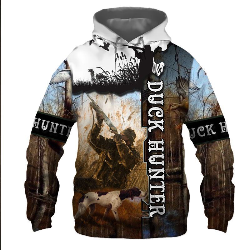 DUCK HUNTING 3D HOODIE QQ TDT102008A14HQ