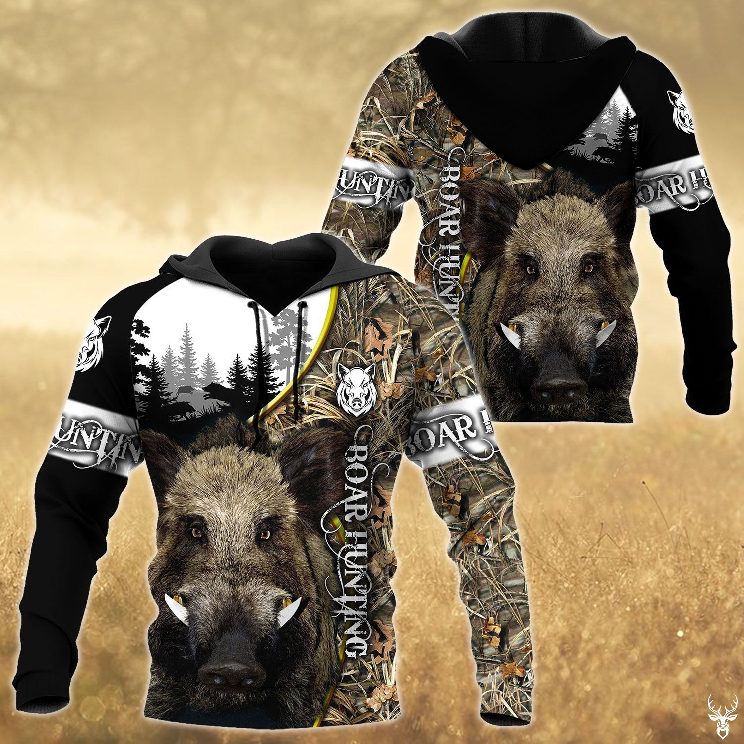 Boar Hunting Hoodie QQ TDT312008M99HA