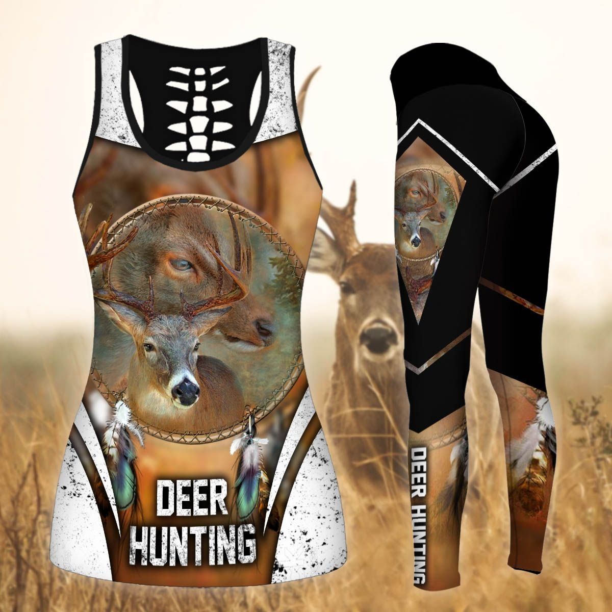 DEER HUNTING LEGGING TANKTOP QQ TDT072008A26SI