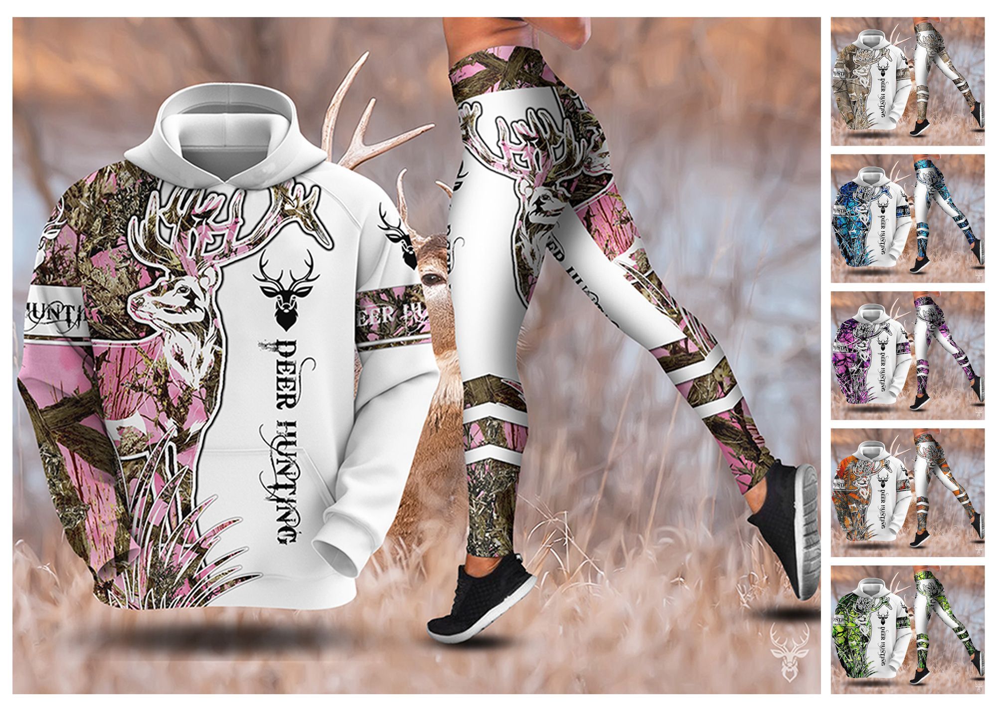 DEER HUNTING CL LEGGING HOODIE QQ TDT272008L09NT