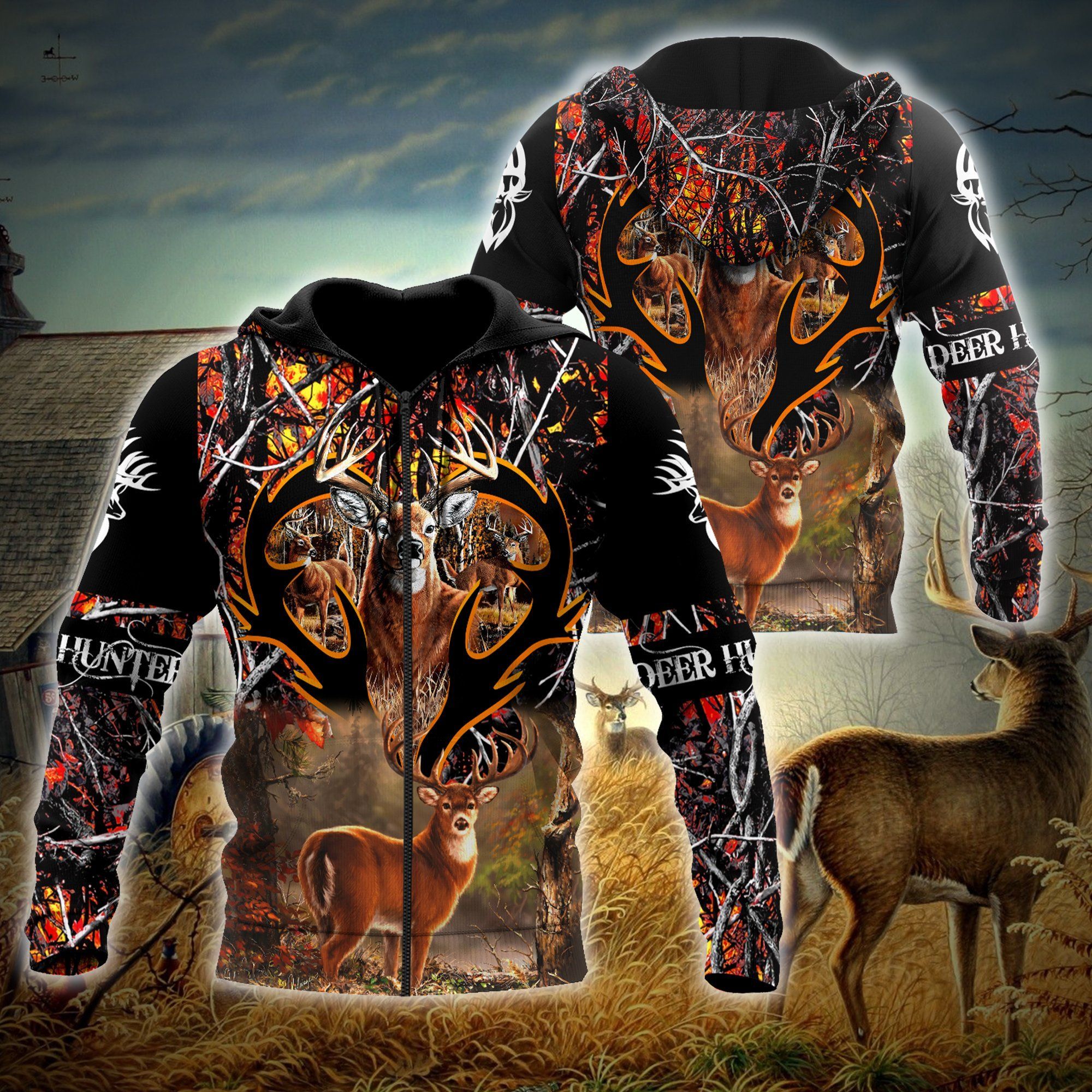 DEER HUNTING HOODIE PP PHT302008A03HD