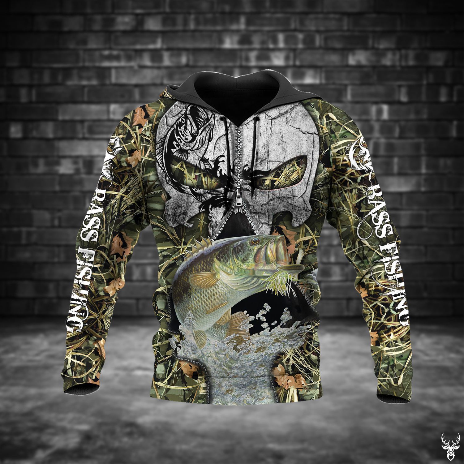 FISH HUNTING HOODIE QQ TDT242008G98HA