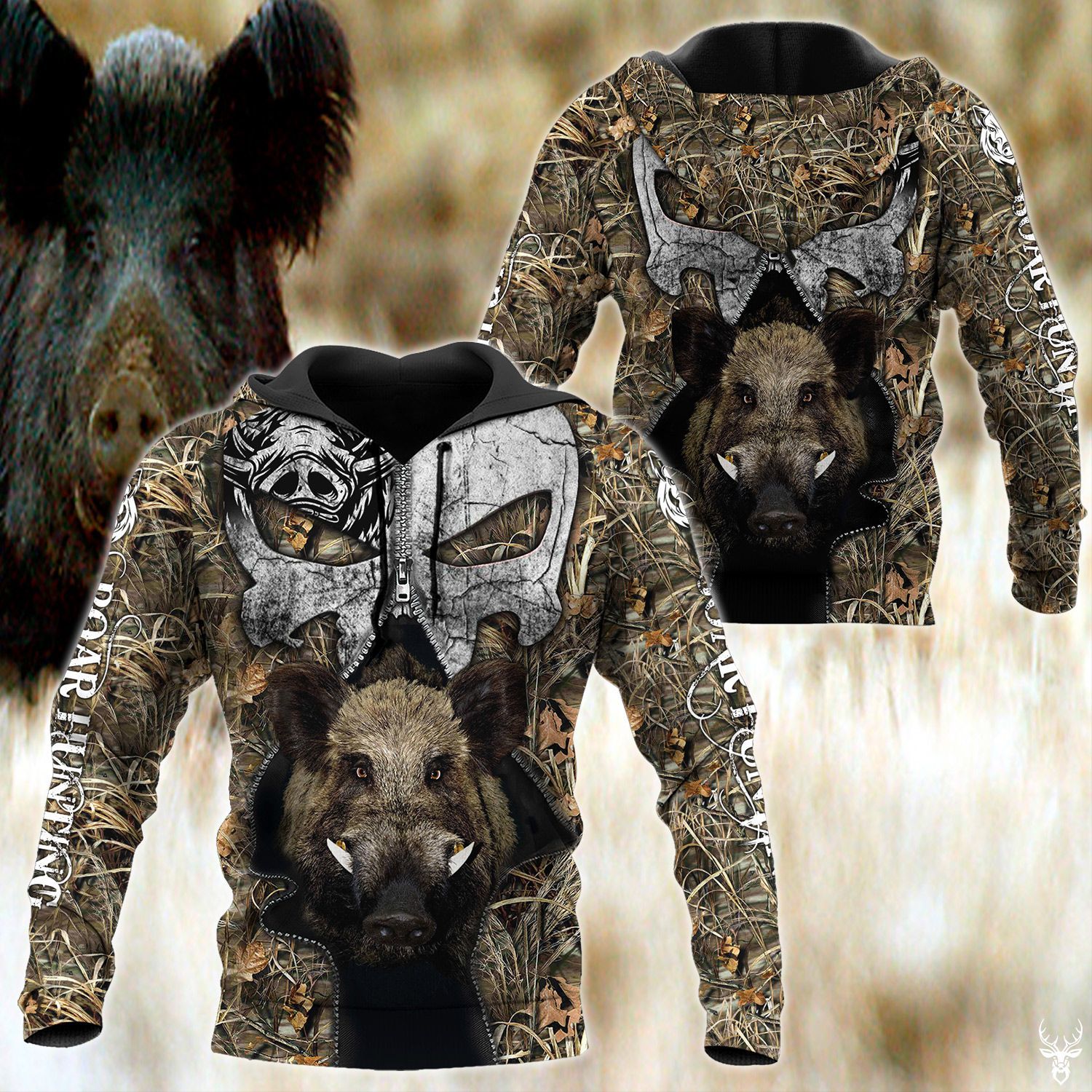 BOAR HUNTING HOODIE PP TDT242008G99HB