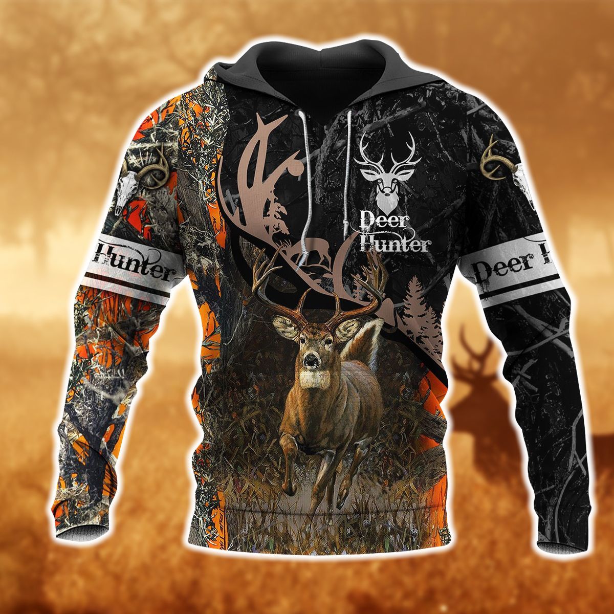 DEER HUNTING HOODIE QQ TDT102009A19SZ