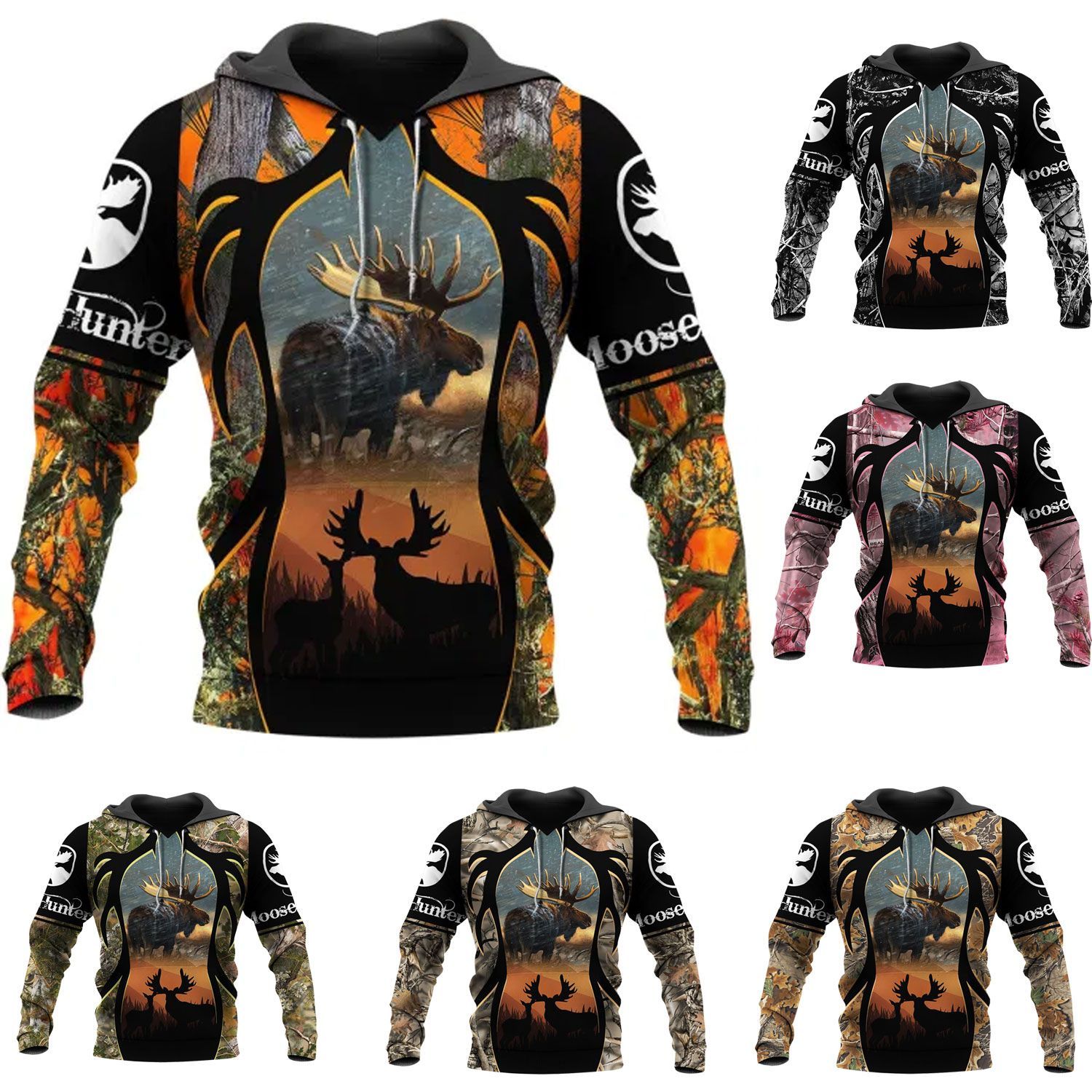 MOOSE HUNTING HOODIE | TDT122009A60WJ