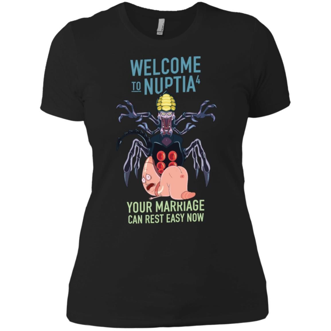 Rick And Morty Welcome To Nuptia Women T-Shirt