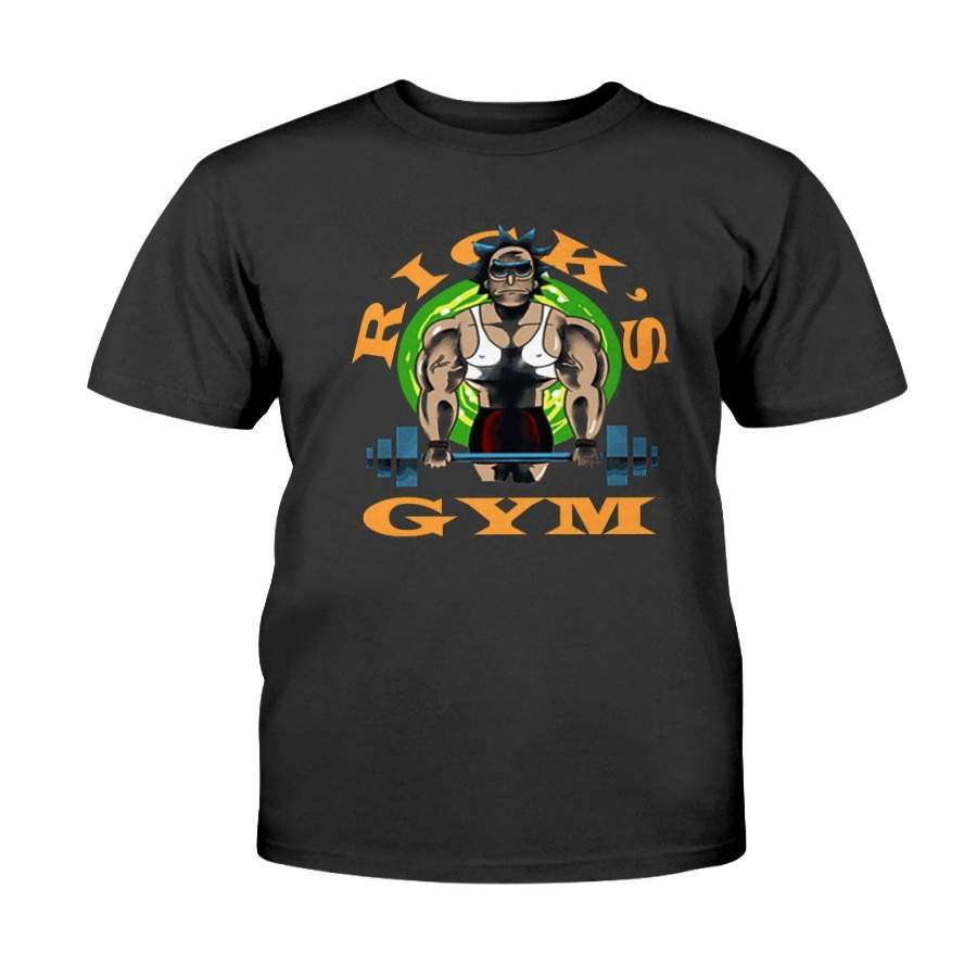 Blithesome Rick GYM – Rick and Morty Cotton T Shirt