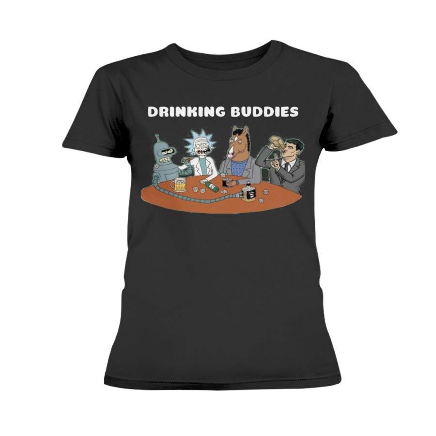 Fantastic Rick and Morty drinking buddies HORSEMAN T-shirt